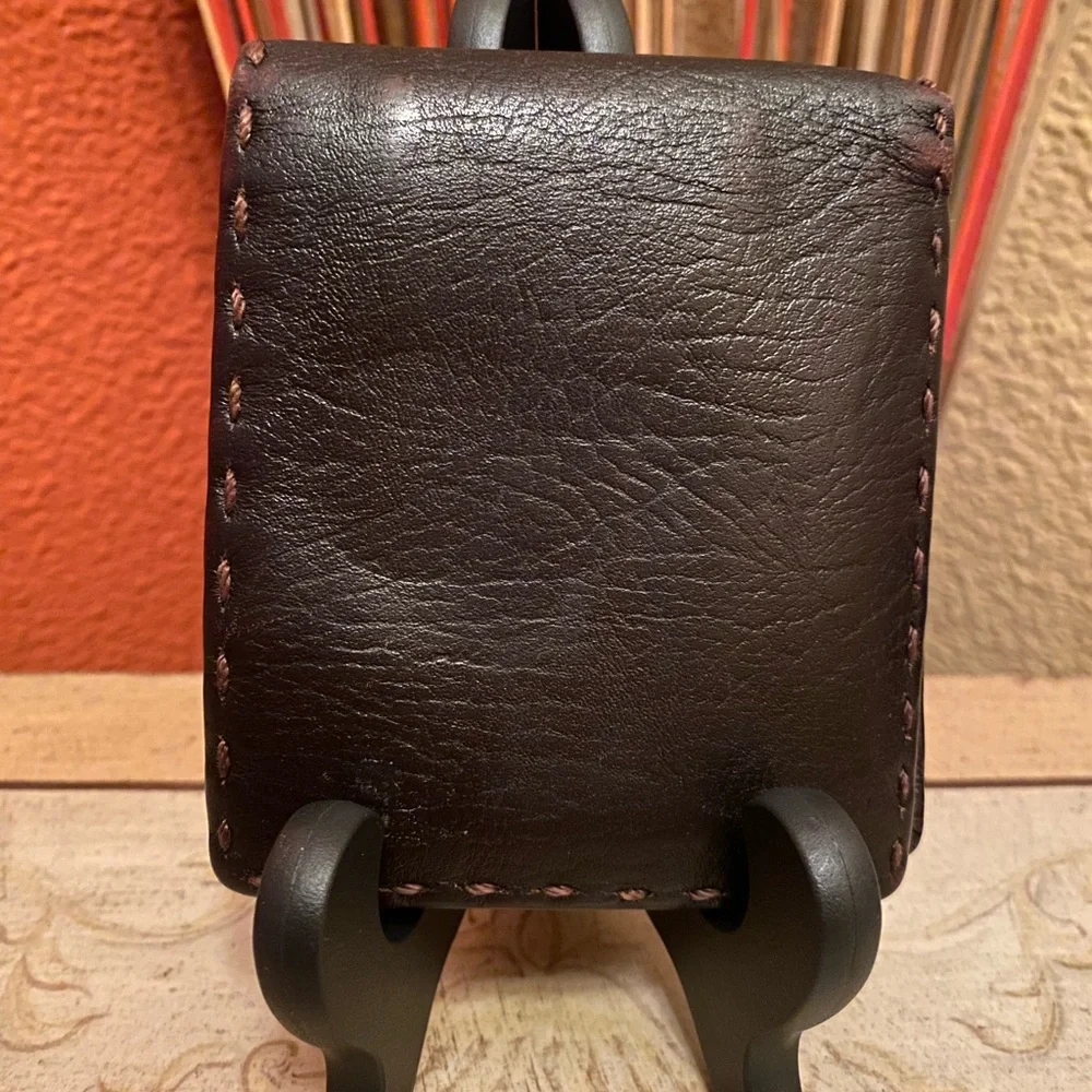 Katharine Hamnett - VINTAGE - GUC - Dark Brown Leather Wallet